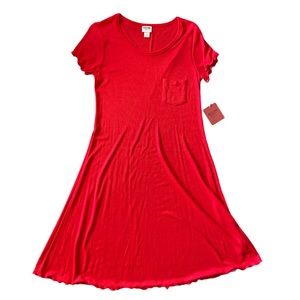 🌼🌼 4/$20 NWT Mossimo Red Ribbed Midi Dress🌼🌼